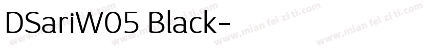 DSariW05 Black字体转换